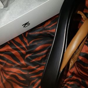 KALTUR Leather Puffy Sandals SIZE 10 BROWN